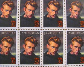 ジェームス・ディーン 未使用ヴィンテージ米国郵便切手 20 枚セット 32