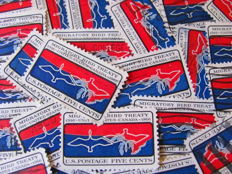 Long Distance Relationship 30 Vintage US Postage Stamps - Etsy