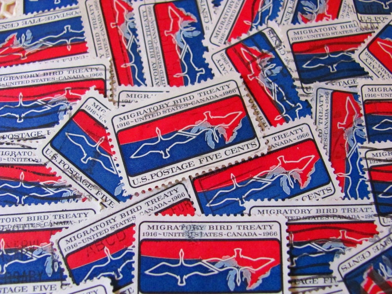 Long Distance Relationship 30 Vintage US Postage Stamps - Etsy