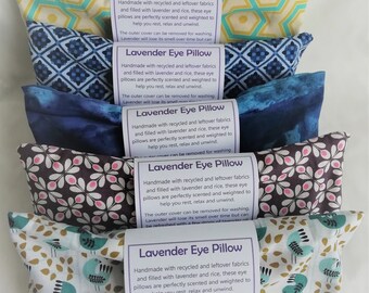Rice eye pillow | Etsy Lavender PACK. Eye pillow, lavender bio
