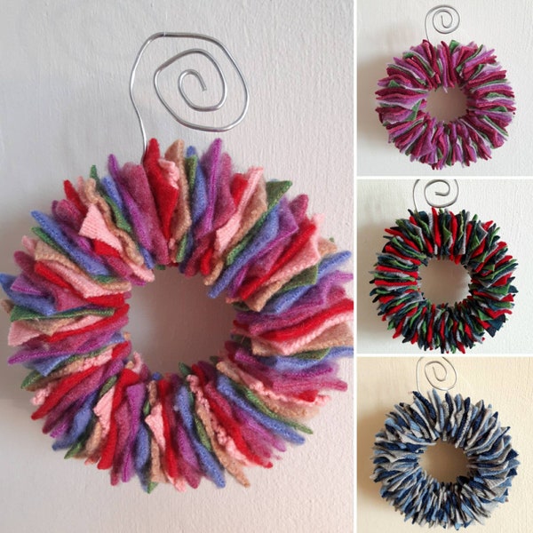 Wool Felt Wreath Etsy