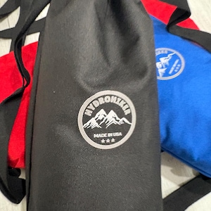 Water Bottle  Bag with Shoulder Straps & Phone Pocket – USA Made