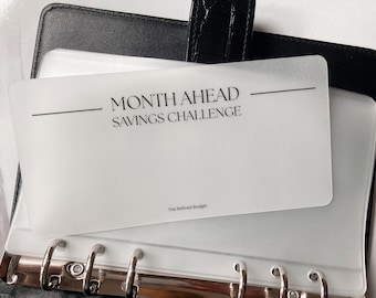 Uitdagingsbundel voor maandbesparingen | A6-budgetbijlagen | Cash-envelopsysteem | Budgethulpmiddelen