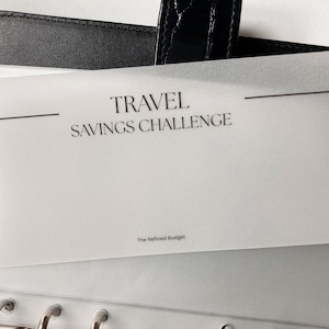 New! Travel Savings Challenge | A6 Budget Tools | Customize Your Bundle | Cash Envelope System | Cash Stuffing