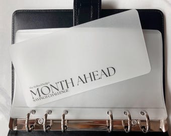 50% off | Retired Design | Month Ahead Savings Challenge | 16 Inserts | Matte Vellum | Money Management Tool