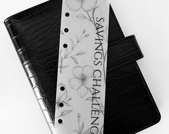 Custom Laminated Bookmarks for A5 and A6 Binders | Budgeting Essentials