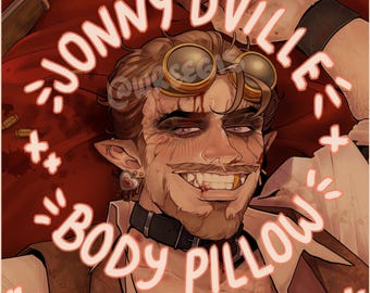 PREORDER Jonny D’ville Body Pillow