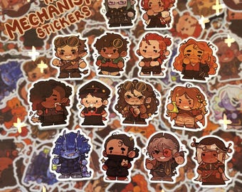 The Mechanisms Stickers: 2-Inch Mech Stickers