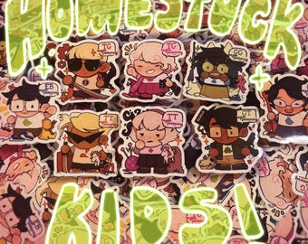 Pegatinas de Homestuck Alpha & Beta Kids 2