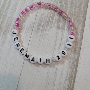 Custom Word Bracelets, Affirmation Bracelets, Friendship Bracelets, Expression Bracelets, Intentions Bracelets, Personalized Bracelets image 3