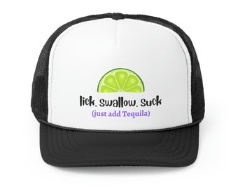 Tequila Trucker Hats, Trendy Trucker Hats, Best Friends Hats, Mesh Hats, Adjustable Hats, Funny Hats, Womens Hat, Bachelorette Party Hats