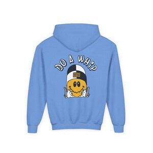 Cool Youth Hoodie with Whimsical Emoji Design, Funny Sweatshirt, Casual Wear, Gifts for Teens, Fun Kids Apparel, Unique Hoodie