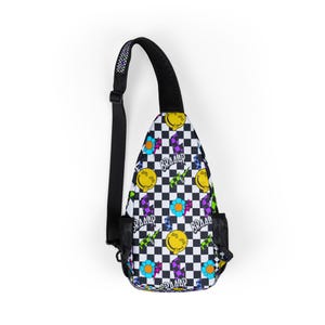 Colorful Chest Bag, Trendy Sling Bag for Casual Outings, Unique Gift for Teens, Perfect for Festivals, Everyday Use, Stylish Accessory