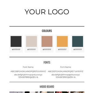 Custom Basic Branding Kit | Personalized Brand Board Designed for You | Visual Identity Package for Small Businesses & Creatives