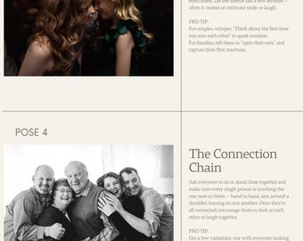 Familie Posing Guide | Fotografie Posing Ideen für Familien, Paare, und Kinder | Fotograf-Ressource