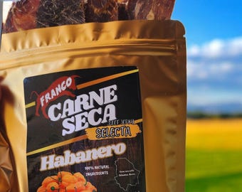 Cecina de res habanero, estilo mexicano, totalmente natural (6 oz)