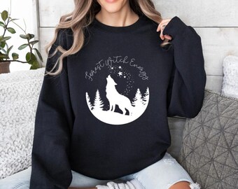 Forest Witch Energy Crewneck | Wolf & Moon Sweatshirt