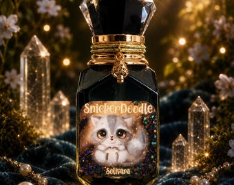 SnickerDoodle Parfum - Warmer Cookie Dough, Süßer Snickerdoodle, Zimtzucker & Cremige Vanille, Kawaii, Witchy, Cottagecore, Veganes Parfum