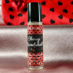CHERRY BOMBSHELL Perfume Oil Set – Black Cherry • Cherrycore Coquette • Shimmer Rollerball