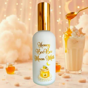 Honey BeeBee Moon Milk, Milky Perfume Hair and Body Mist, Vanilla Perfume, Sweet Gourmand Body Spray