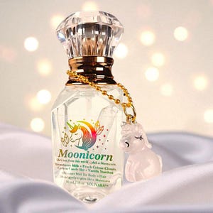 Moonicorn Perfume - Strawberry milk, Peach Cream Clouds, Cotton Candy skies & Vanilla Stardust, Unicorn Perfume, Vegan, Kawaii, Celestial