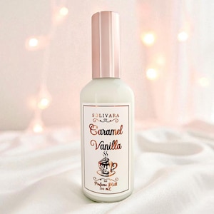 Profumo al latte di vaniglia e caramello per capelli e corpo / Caramello appiccicoso, caramello fondente, latte montato – Profumo vegano, a lunga durata e lattiginoso