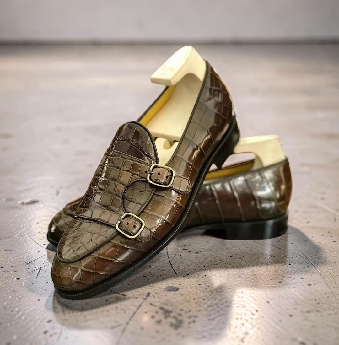 dress shoes sale men Exclusive Formal Shoe Orange / Silver 6788 (FINAL SALE) (NO RETURN NO EXCHANGE) 7.5 Please Select The Size According To Your Foot Type Feature Men's Dress Shoes for sale