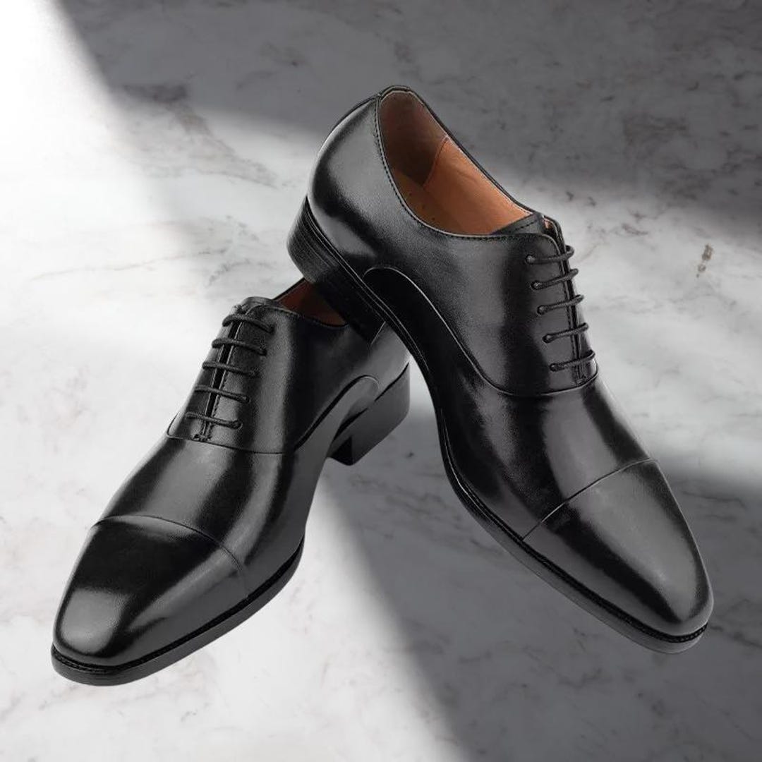 Mens Oxford Leather Shoes Genuine Leather Men Dress Shoes Formal Leather  Shoes - Etsy