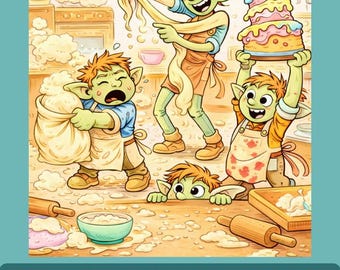 Goblin Bakers – Fun Coloring Pages for Kids (Printable PDF)
