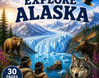 Alaska Coloring Book for Kids | Wildlife, Animals & Nature Adventure PDF