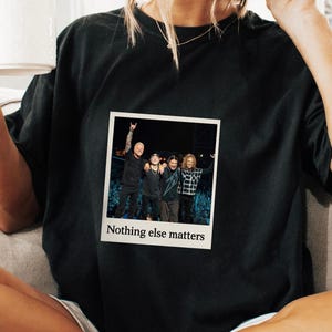 Metallica &quot;Nothing Else Matters&quot; Konzert-T-Shirt: Polaroid Bandfoto