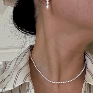 14K-Gold Filled Baby Pearl Choker Necklace