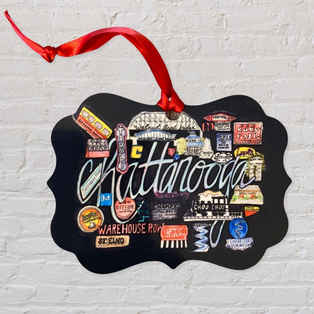 Chattanooga Christmas Ornament Etsy
