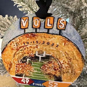 Tennessee Vols beat Bama Christmas Ornament