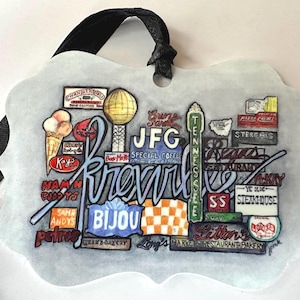 Knoxville Signs Christmas Ornament