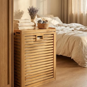 Bamboo storage chest - Etsy.de