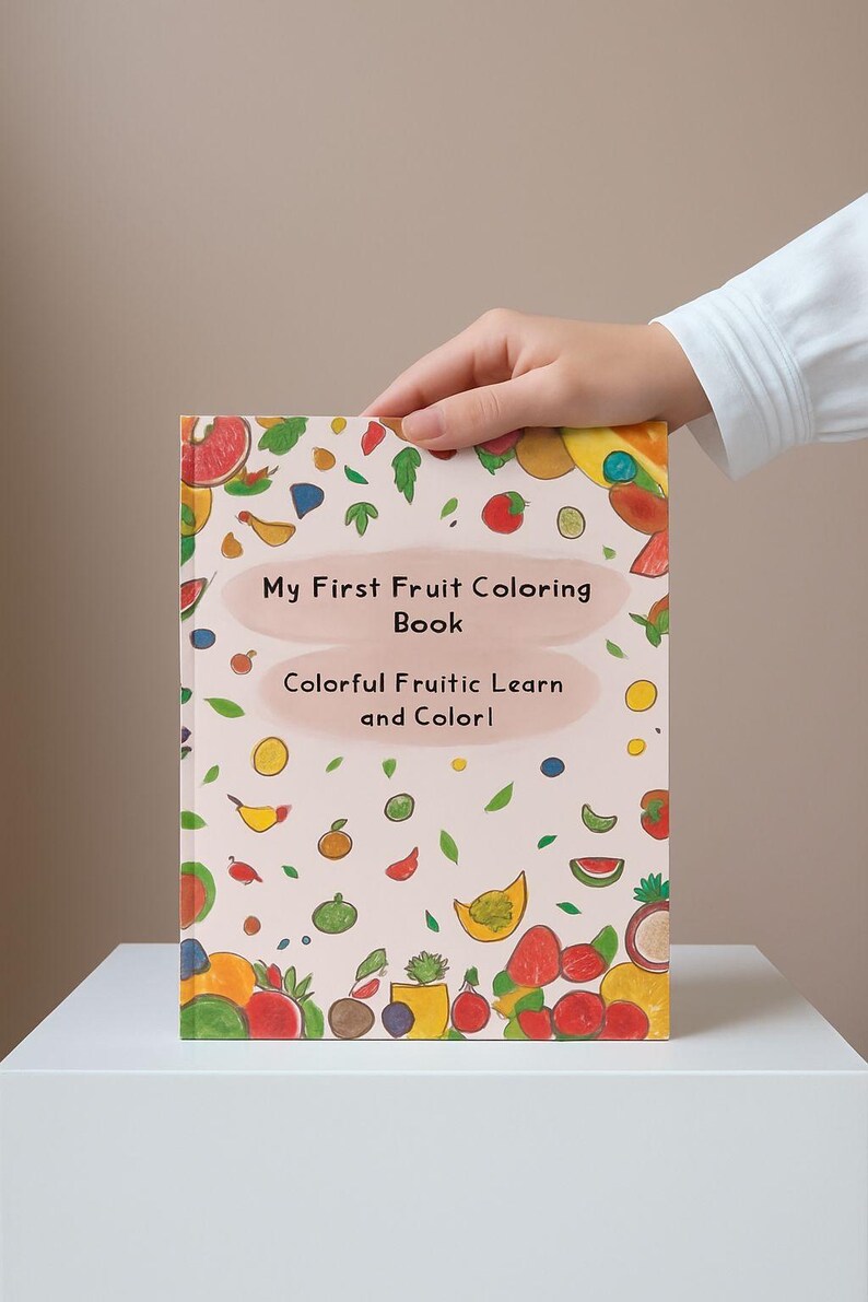 Fruit and Vegetable Coloring Book Bundle for Kids | Printable Activity ...