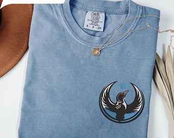 Camisa bordada de la Alianza Rebelde de Minnesota Comfort Colors®, camiseta de la Resistencia del Colimbo del Pájaro Estatal de Minnesota, jersey de protesta política, camisa del Pájaro Estrella de Minnesota