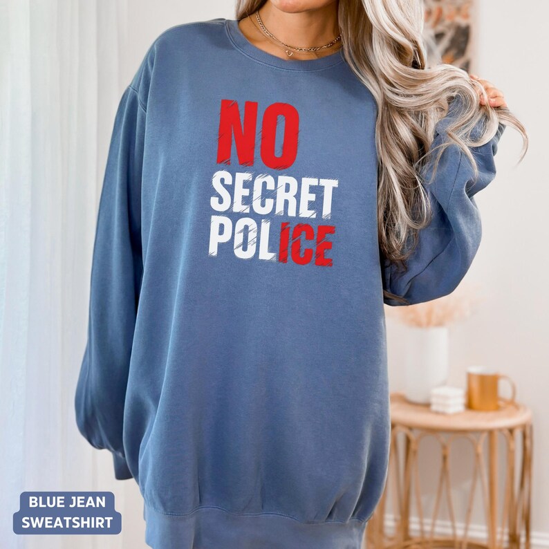 No Secret Police Fuck Ice Comfort Colors® Shirt, Anti-trump Fuck Ice T ...