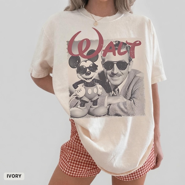 Vintage Walt Disney Comfort Colors® Shirt, Disney Mens Shirt, Disneyland Shirt, Magic Kingdom Tee, Happiest Place On Earth, Disney Fan Gifts