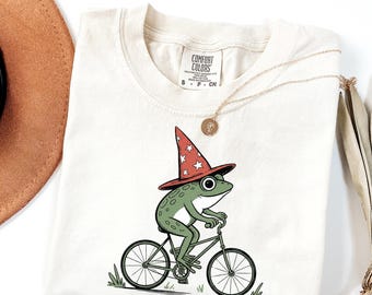 Camiseta Frog Comfort Colors®, sarcástica, con frases divertidas, humor para adultos, meme de rana y salud mental.