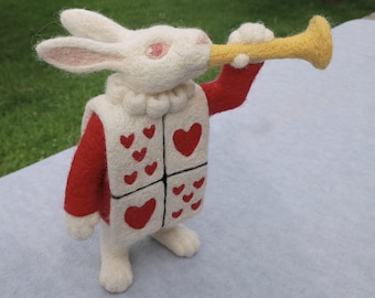 Custom White Rabbit | OOAK Wonderland Art Doll