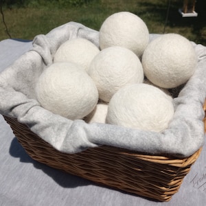 Felt Balls - Wool Dryer Balls or Craft Supplies
