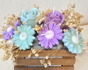 Natürliche, handgemachte Duftkerzen – Ideales Geschenk für alle Anlässe: Frauengeschenk, Muttertag, Geburtstagsgeschenk, Weihnachten