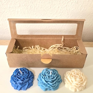 Rose-shaped scented candles – 100% natural wax – Handmade – Mother&#39;s Day gift, birthday gift, Christmas gift, romantic decoration