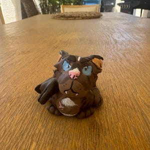 Mini Hawkfrost clay figurine