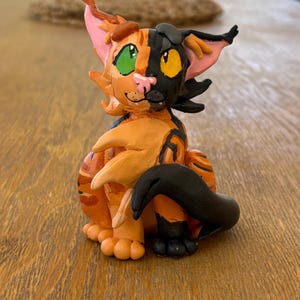 Moonpaw handmade clay figurine