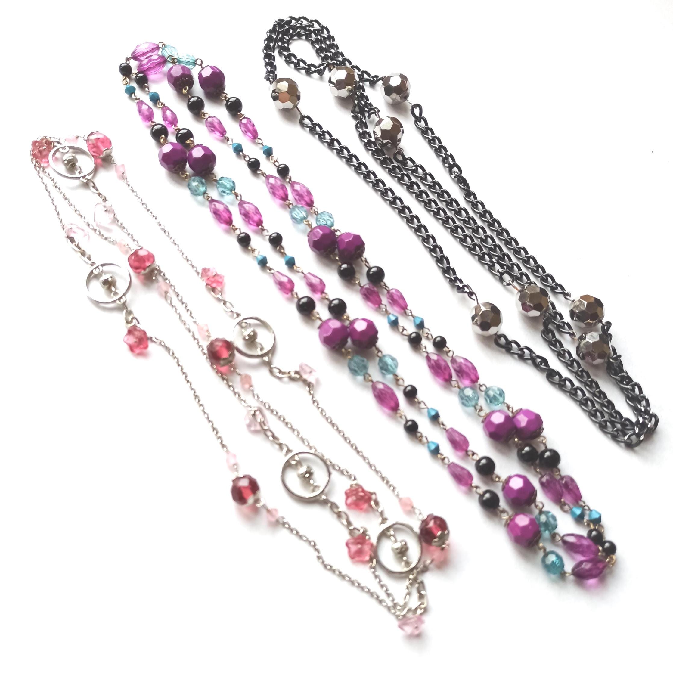 Collier Sautoir Oriental Vintage Années 70-80 - Longueur 90+ Cm