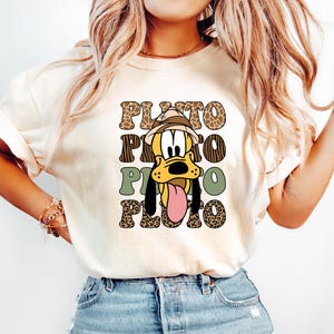 Disney Pluto Dog Shirt, Pluto Cute Dog, Disney Vacation Shirt, Disneyland Shirt, Disney Character Shirt, Pluto Face Shirt, Cute Disney Shirt