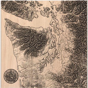 Rosa de los vientos / Decoración de pared náutica / Brújula azul marino / Lima de fresadora CNC / Relieve para tallado de madera imagen 3